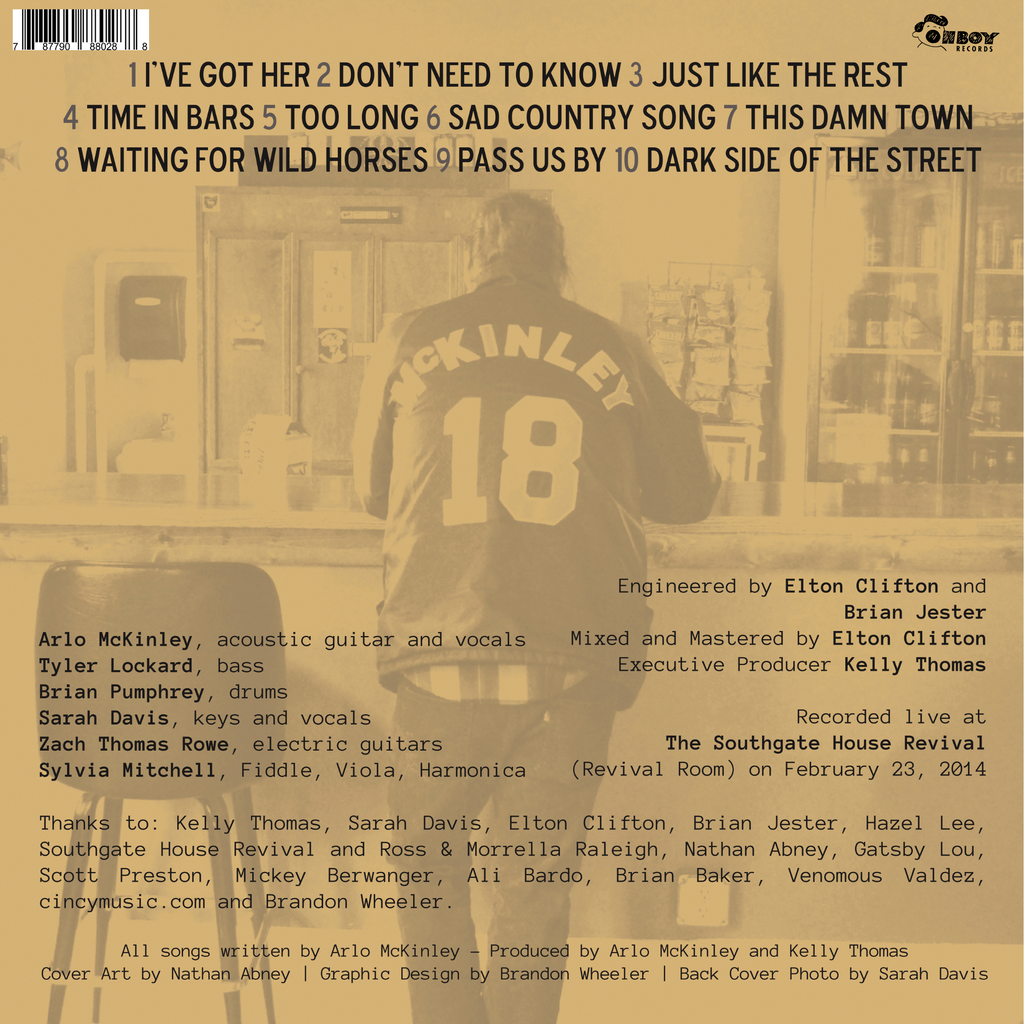 Arlo McKinley & The Lonesome Sound (Vinyl) - Arlo McKinley- Oh Boy Records