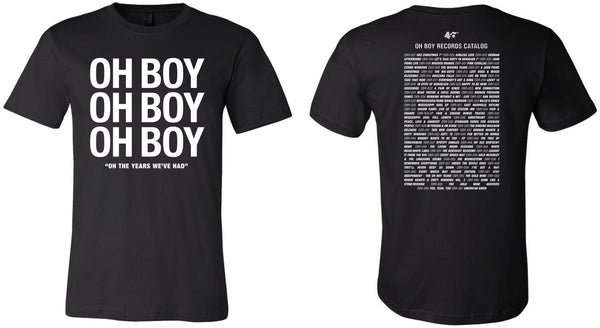 Oh Boy 40 Year Anniversary T-Shirt - OH BOY RECORDS