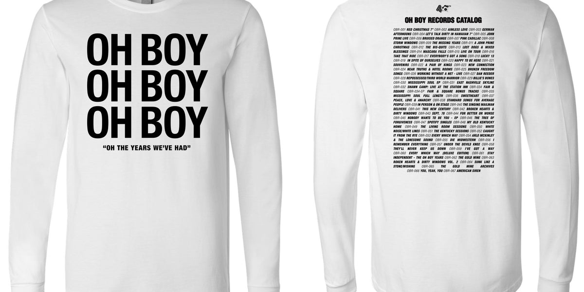 Oh Boy, Oh Boy, Oh Boy 40 Year Anniversary Long Sleeve T