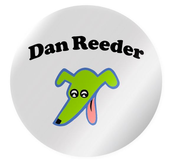 Dan Reeder Happy Dog Sticker Pack - OH BOY RECORDS